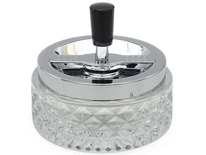 Rotary Glass Ashtray by Cucina & Tavola- Ø 12 cm