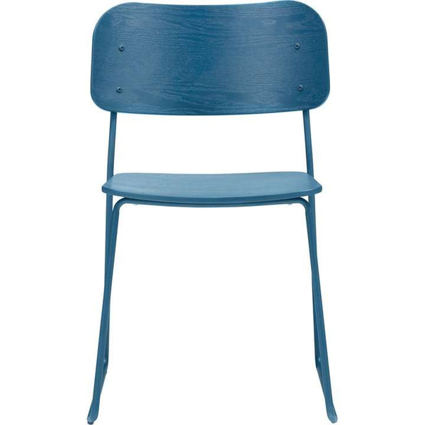 Micasa FAZIO Blue Wooden Chair