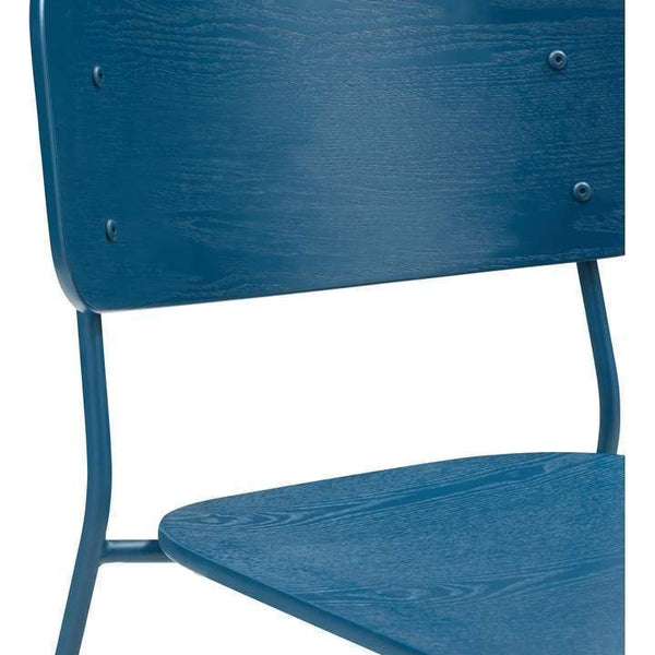 Micasa FAZIO Blue Wooden Chair