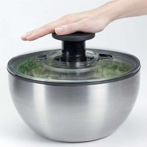 Steel Salad Spinner by OXO