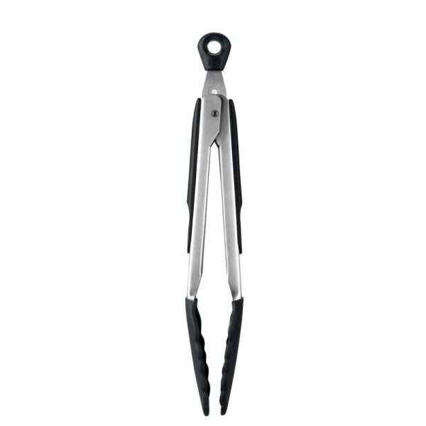 12" LOCKING TONGS WITH SILICONE HEADS by OXO