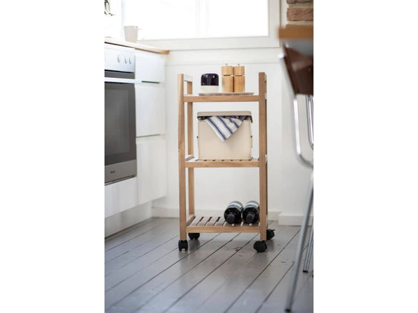 Wenko Acina Laundry/Kitchen 3-tier Rolling Trolley