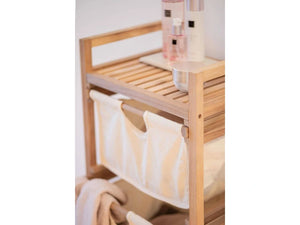 WENKO Acina FSC Acacia Wood Bathroom Shelf – 3-Tier Sustainable Storage Rack