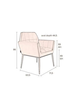 Kate Armchair by Dutch Bone