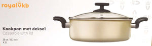 Royal VKB - Casserole with Lid - 4.3 L - 26 cm