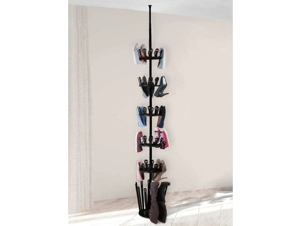 Wenko Telescopic shoe and boot rack Achilles (30 pairs)