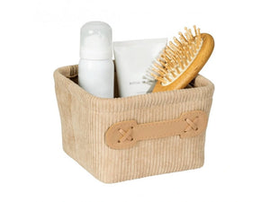 Wenko Bathroom basket Anela mini, square, beige