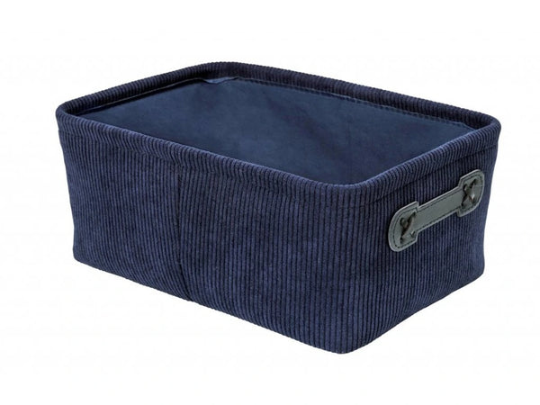 Wenko Anela bath basket, dark blue