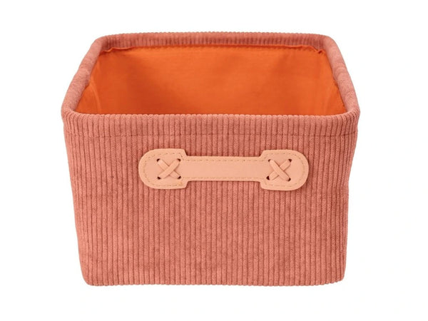 Wenko Anela bathroom basket, old pink