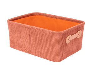 Wenko Anela bathroom basket, old pink