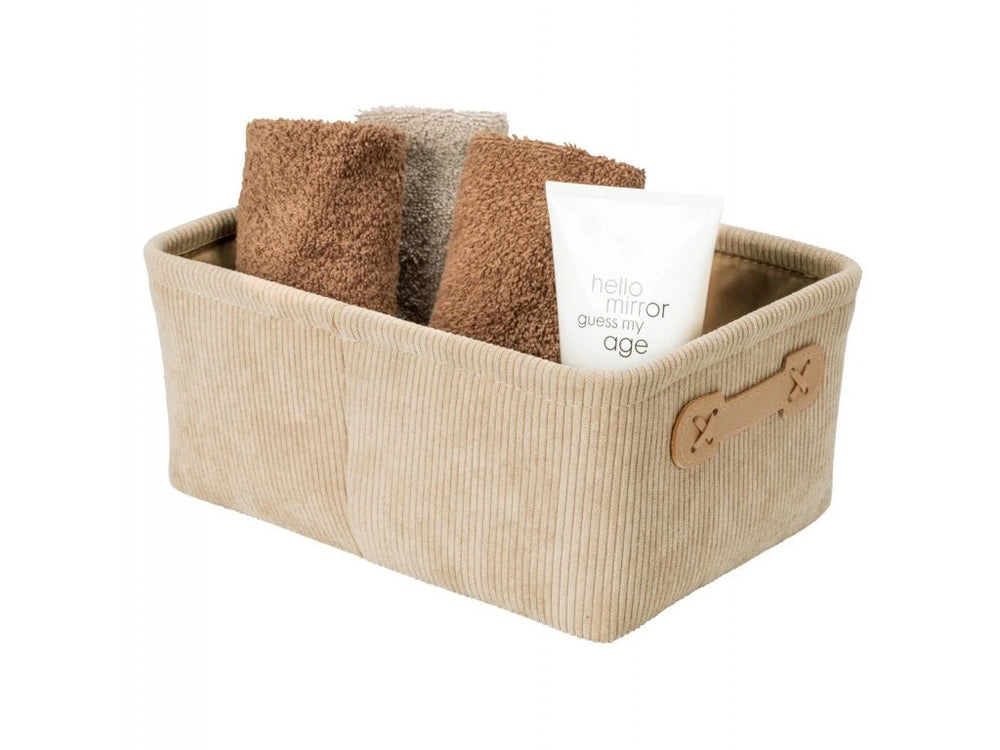 Wenko Anela bathroom basket, beige