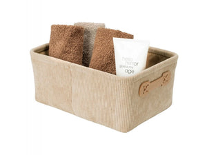 Wenko Anela bathroom basket, beige