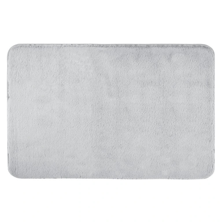 Wenko Bath Mat Saravan, Light gray
