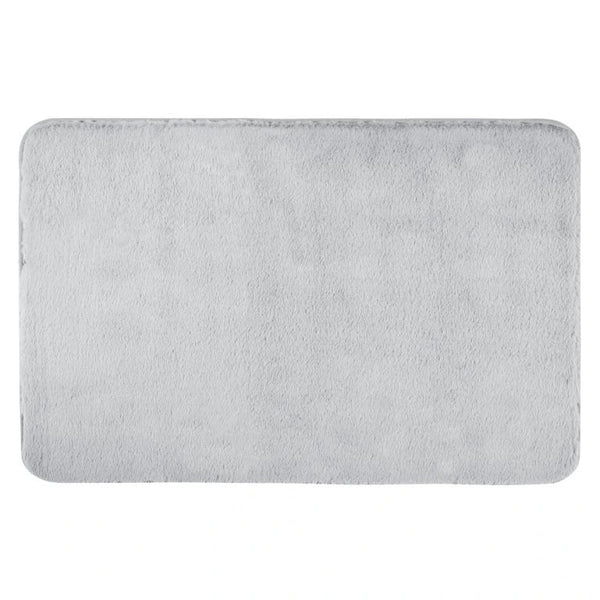 Wenko Bath Mat Saravan, Light gray