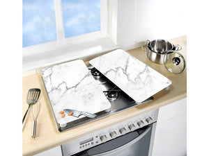 Stove cover plate Universal XL marble, set of 2 By Wenko.de