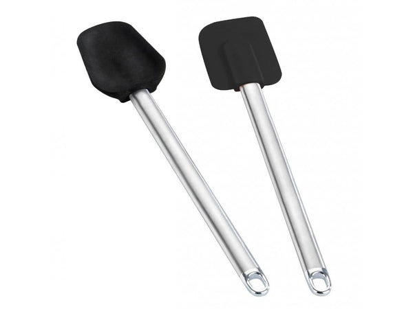 Silicone dough scraper & spatula 2 pieces. By Wenko.de