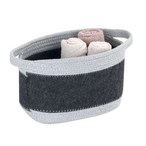 Wenko Felt basket Bea dark grey M