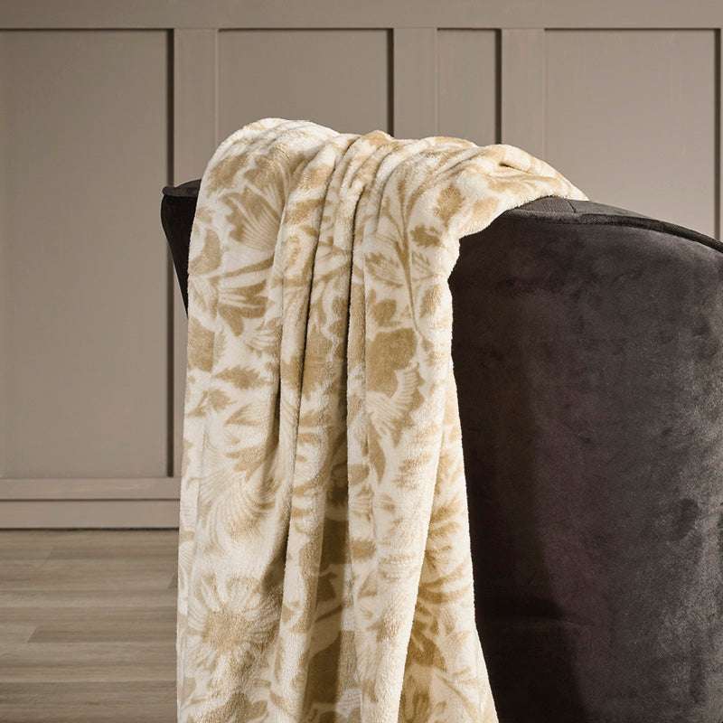 Plaid Arabesque Taupe - 130x160 cm by Christian Lacroix