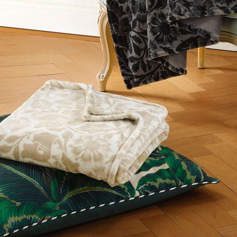 Plaid Arabesque Taupe - 130x160 cm by Christian Lacroix
