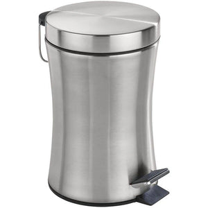Wenko Pieno 3L Stainless Steel Pedal Trash Bin