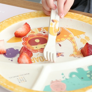 Marcus & Marcus Bamboo Fiber Kids Dinner Set