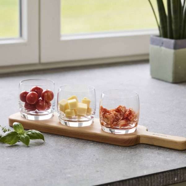 Brabantia Wooden Serving Paddle – FSC Wood Snack & Dessert Board