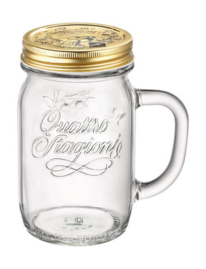 Bormioli Rocco handle jar with lid Quattro Stagioni