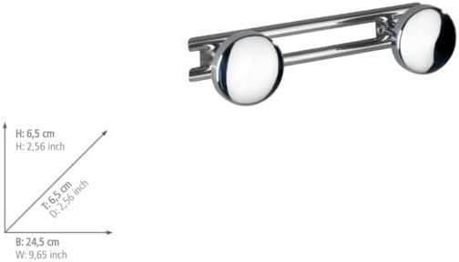 Wenko Stainless Steel 2 Wall Hooks