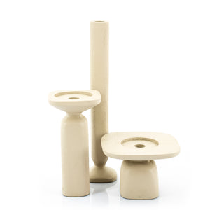 By-Boo Squand Beige Candle Holder - Small, Medium and Large
