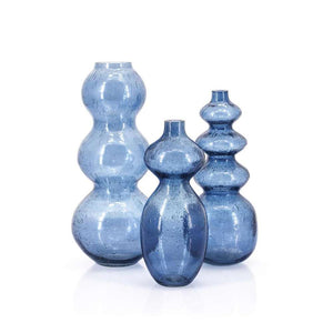 By-Boo Small Blue Viva Handcrafted Vase Blue&Green