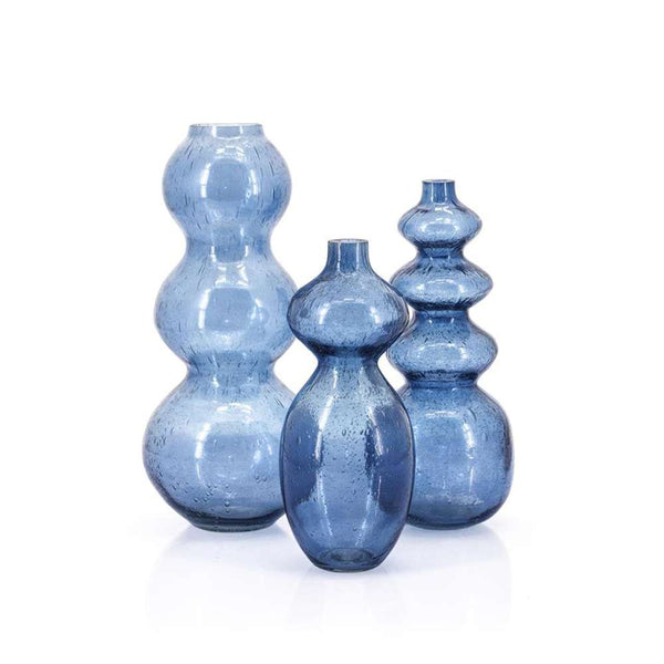 By-Boo Small Blue Viva Handcrafted Vase Blue&Green