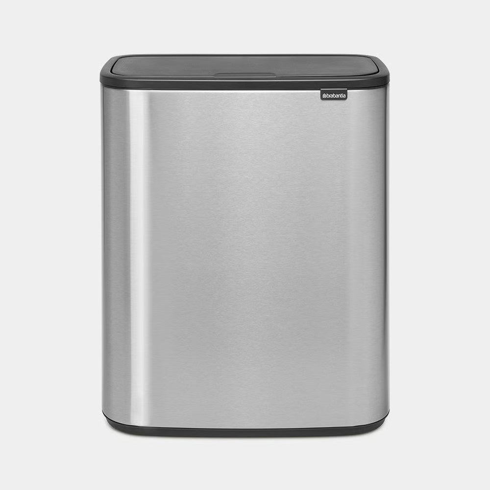 Brabantia Bo Touch Bin 60L – Matt Steel Fingerprint Proof