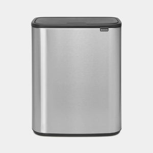 Brabantia Bo Touch Bin 60L – Matt Steel Fingerprint Proof