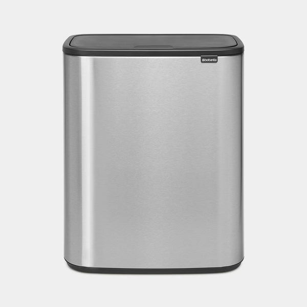 Brabantia Bo Touch Bin 60L – Matt Steel Fingerprint Proof