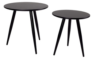 Daven Side Table Set of 2 - Black