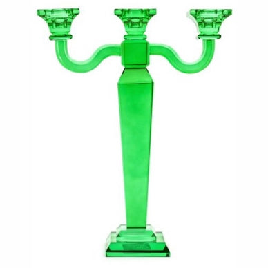 By Boo Decorative 3-Arm Candle Holder – In Presly Blue, Green & Lilac