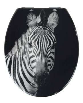 Wenko Zebra Toilet Seat
