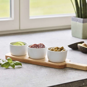 Brabantia Wooden Serving Paddle – FSC Wood Snack & Dessert Board