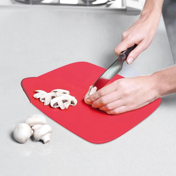 Cutting Board Duo Foldable Red By Joseph Joseph