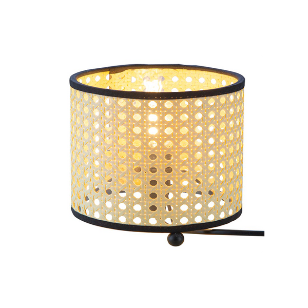 Nino Germany Vintage Rattan Weave Table Lamp