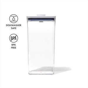 Steel Pop Container Rectangle Short by OXO
