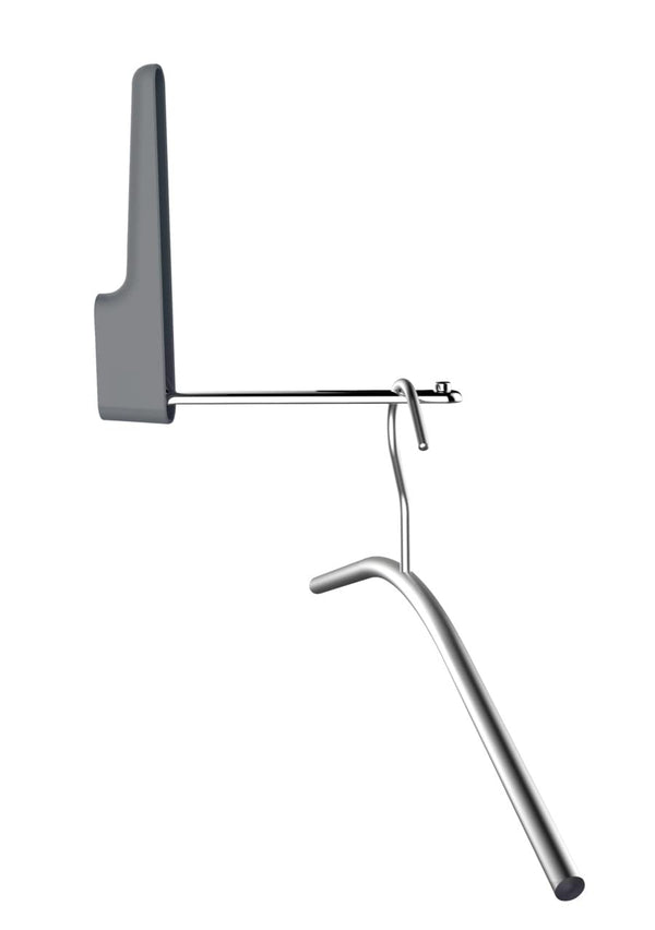 Wenko Folding hook Premium OMEGA steel gray