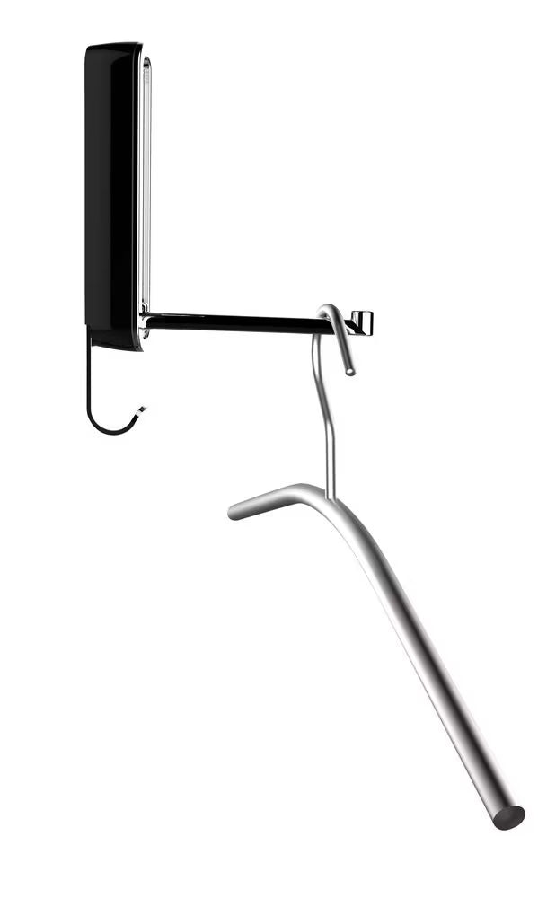 Wenko Folding hook Premium -Sigma- Night Black folding wall hook