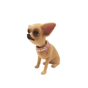Nodding Figurine Chihuahua brown By Kare Design