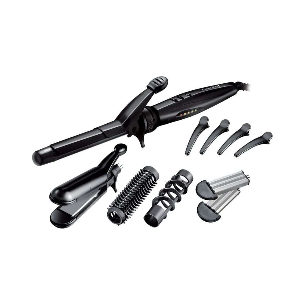 Remington Multistyle Interchangeable Styler – Curl, Straighten, Crimp & Wave Hair Tool