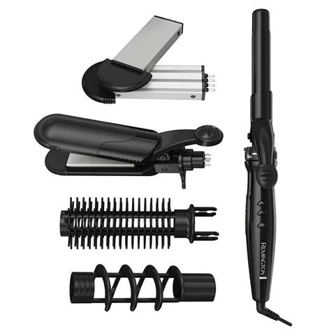 Remington Multistyle Interchangeable Styler – Curl, Straighten, Crimp & Wave Hair Tool