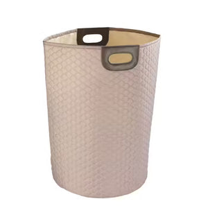 Wenko Scandinavian Style Polyester Taupe Laundry Basket – 75L