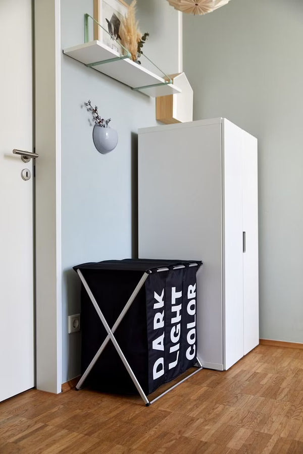 Wenko Laundry Basket Trio Top Black -118 L