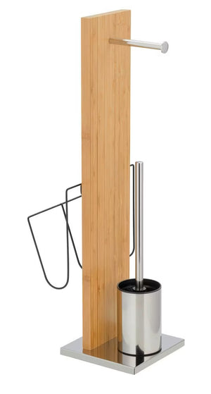 Wenko Portofino Toilet brush and newspaper holder