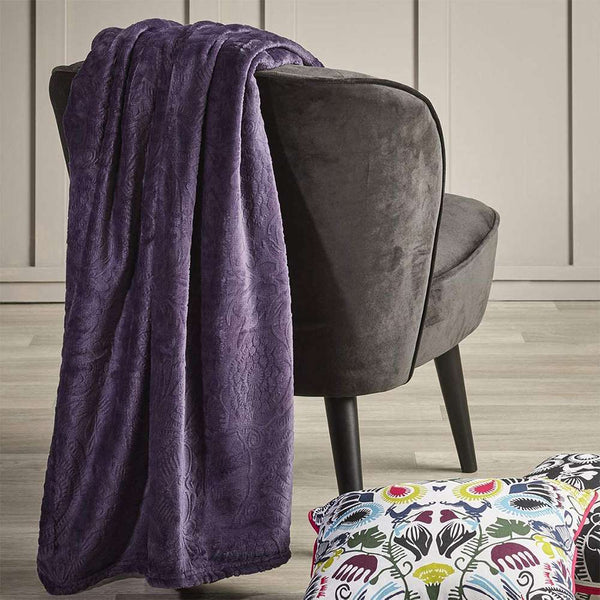 Bed spread - Plum by Christian Lacroix - 180x220 cm